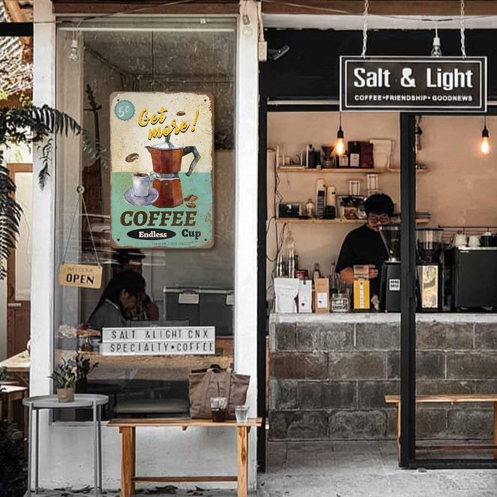 Amazon | ヴィンテージレトロな金属ブリキサインはコークス